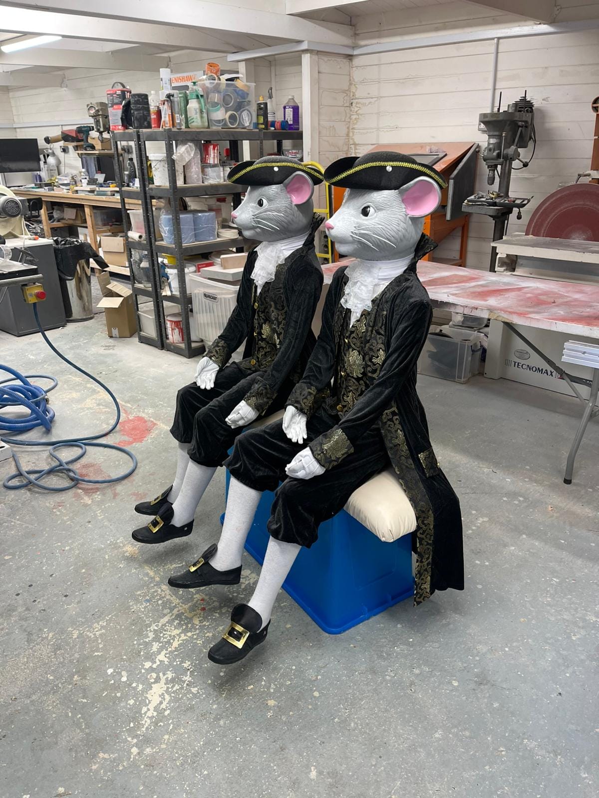 Workshop with custom props being fabricated — PropHouse KSA (placeholder)